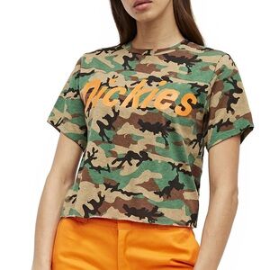 NWOT Women’s Dickies Camo Crop Top XS